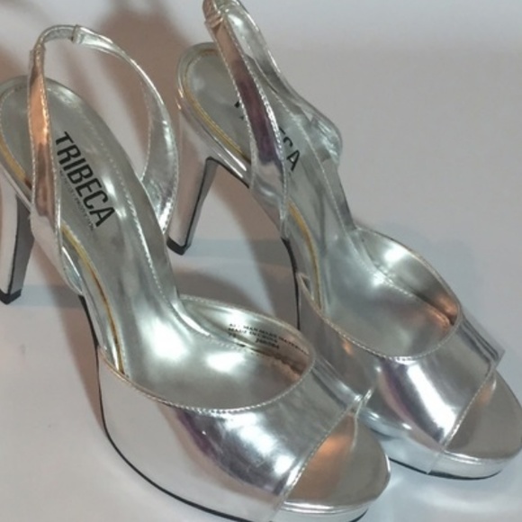 Kenneth Cole Shoes - TRIBECA Kenneth Cole silver Metallic Sling back
